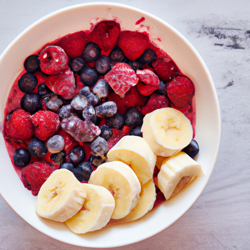 berries banana collagen breakfast